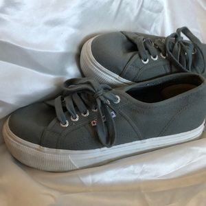 Grey Platform Superga Sneakers 2790 ACOTW CHARCOAL